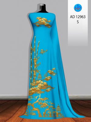 Vải Áo Dài Phong Cảnh AD 12963 24
